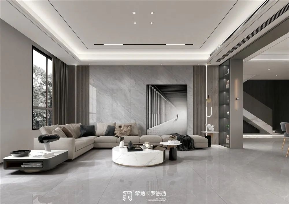  蒙地卡羅古堡灰巖板效果圖
