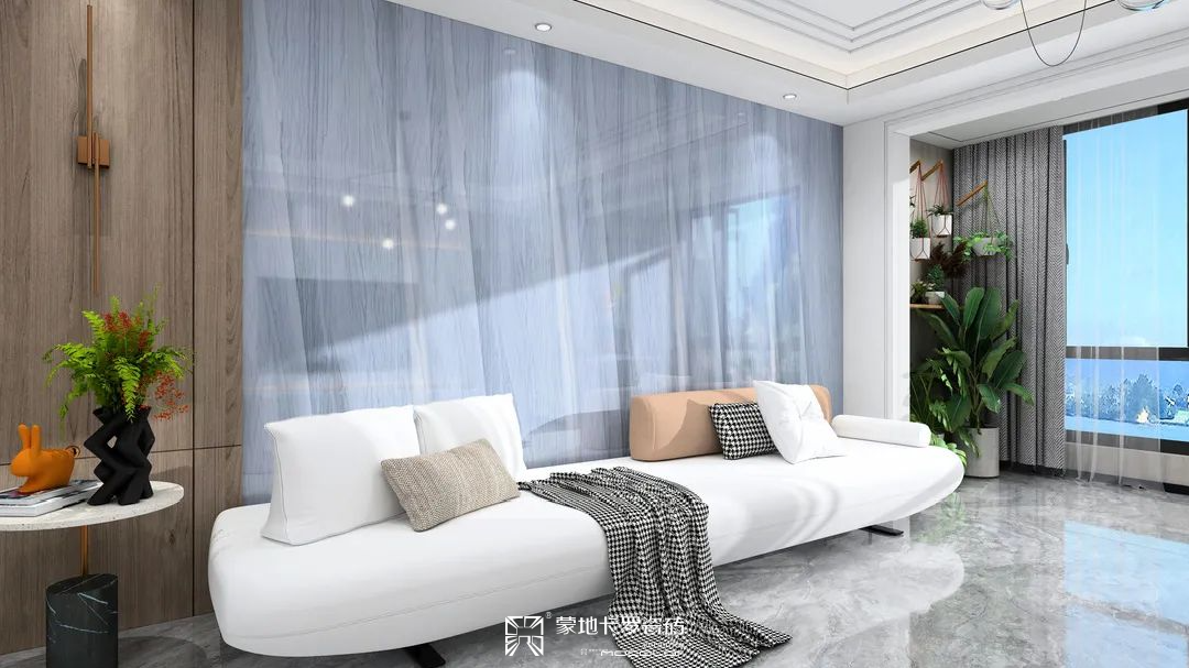  蒙地卡羅陶瓷巖板NF-Q260809-108 格蘭云天 三面連紋（背景墻