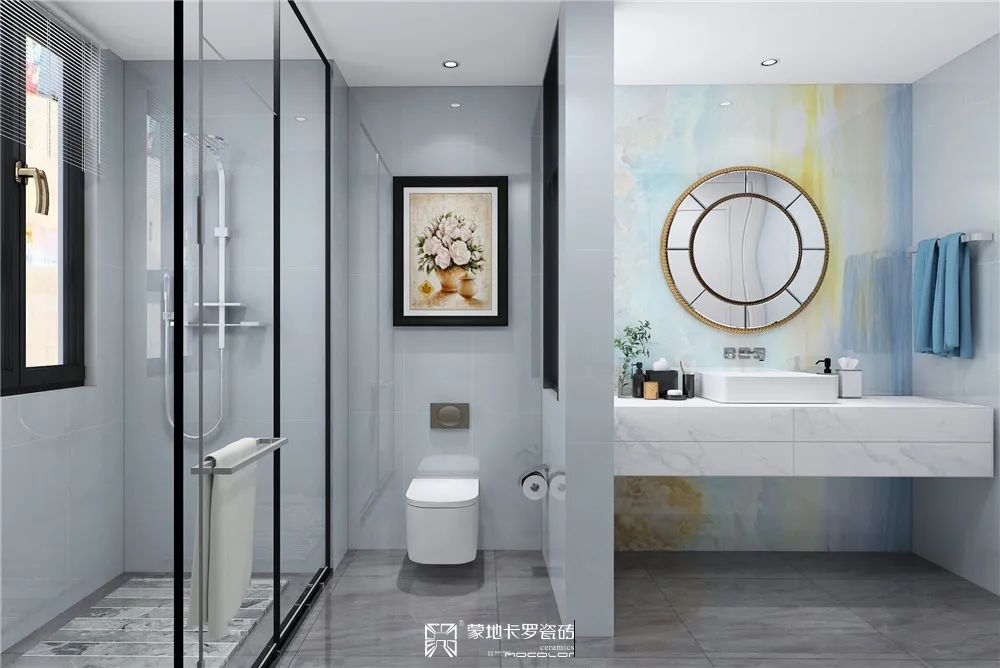  蒙地卡羅K晶釉瓷磚效果圖