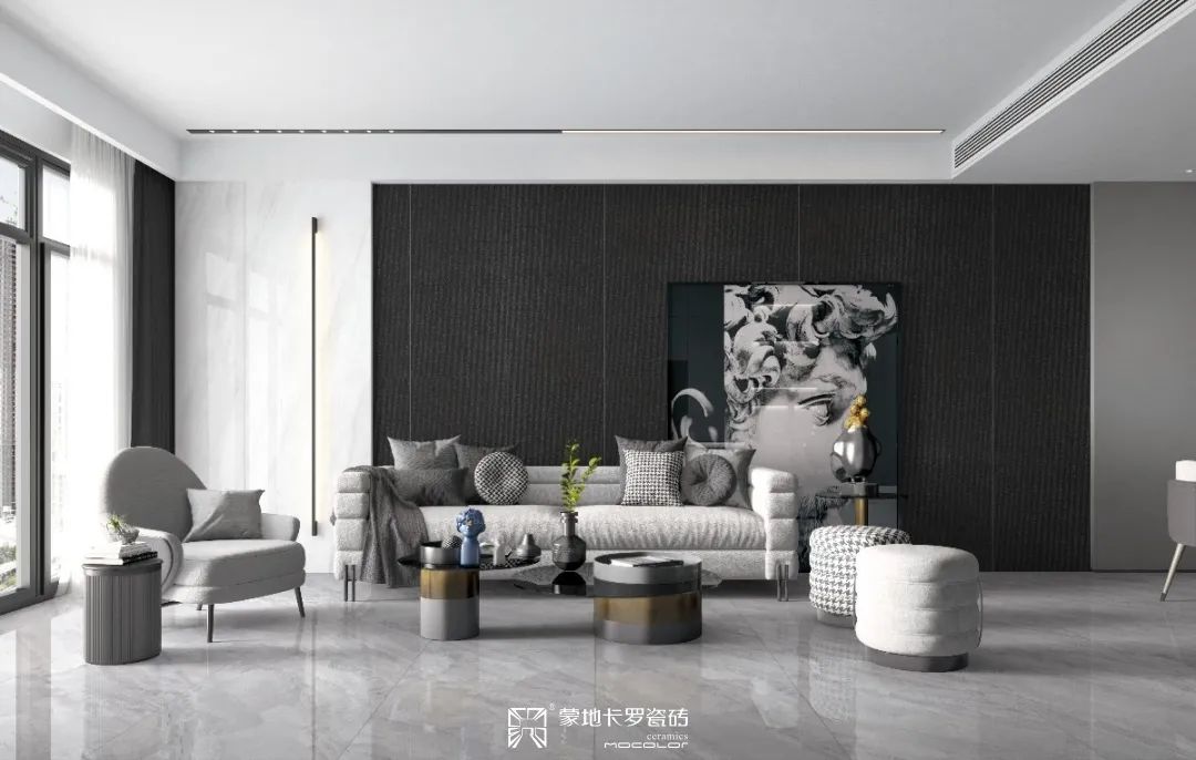  蒙地卡羅星夢石純色巖板效果圖