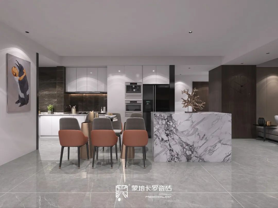  蒙地卡羅瓷磚巖板效果圖