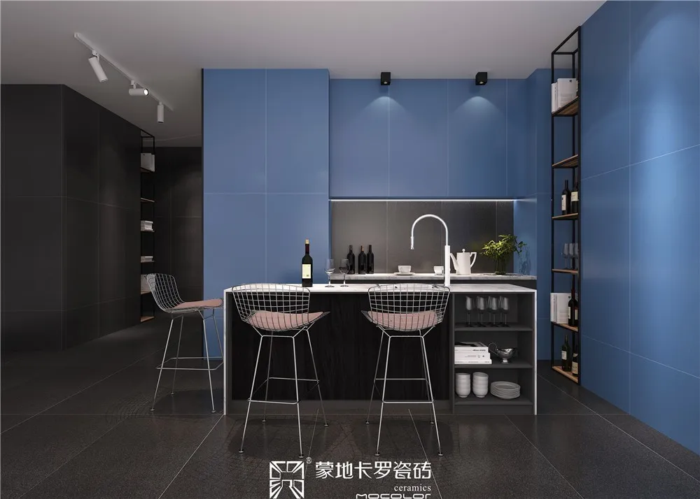  蒙地卡羅純色瓷磚裝修效果圖