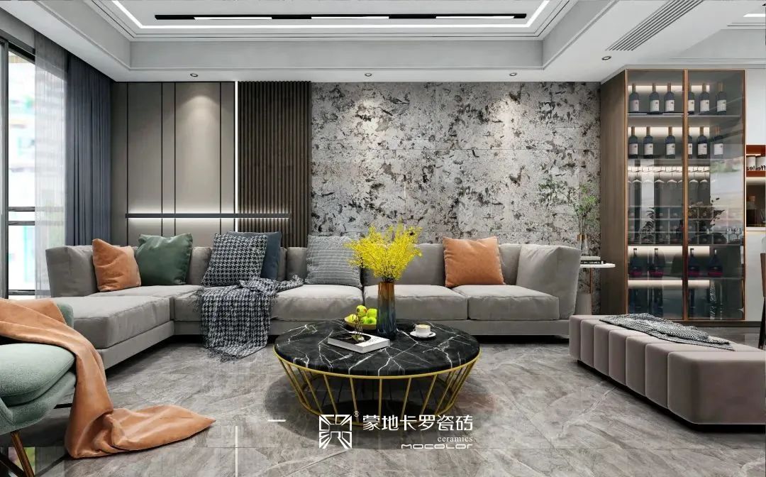  巖板背景墻